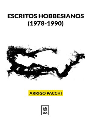 cover image of Escritos hobbesianos (1978-1990)